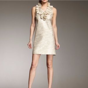Kate Spade Lucille ruffle neck dress- Holiday.